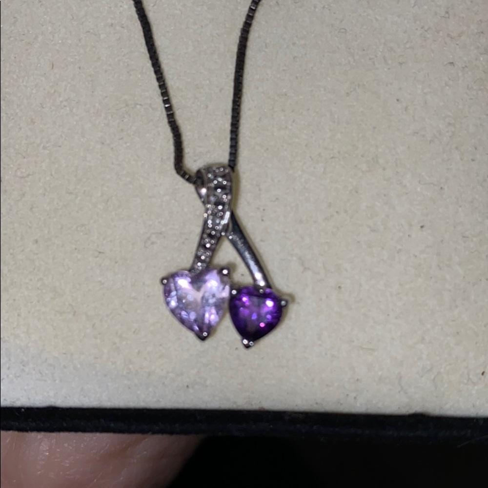 Kays Double Heart Necklace View 3